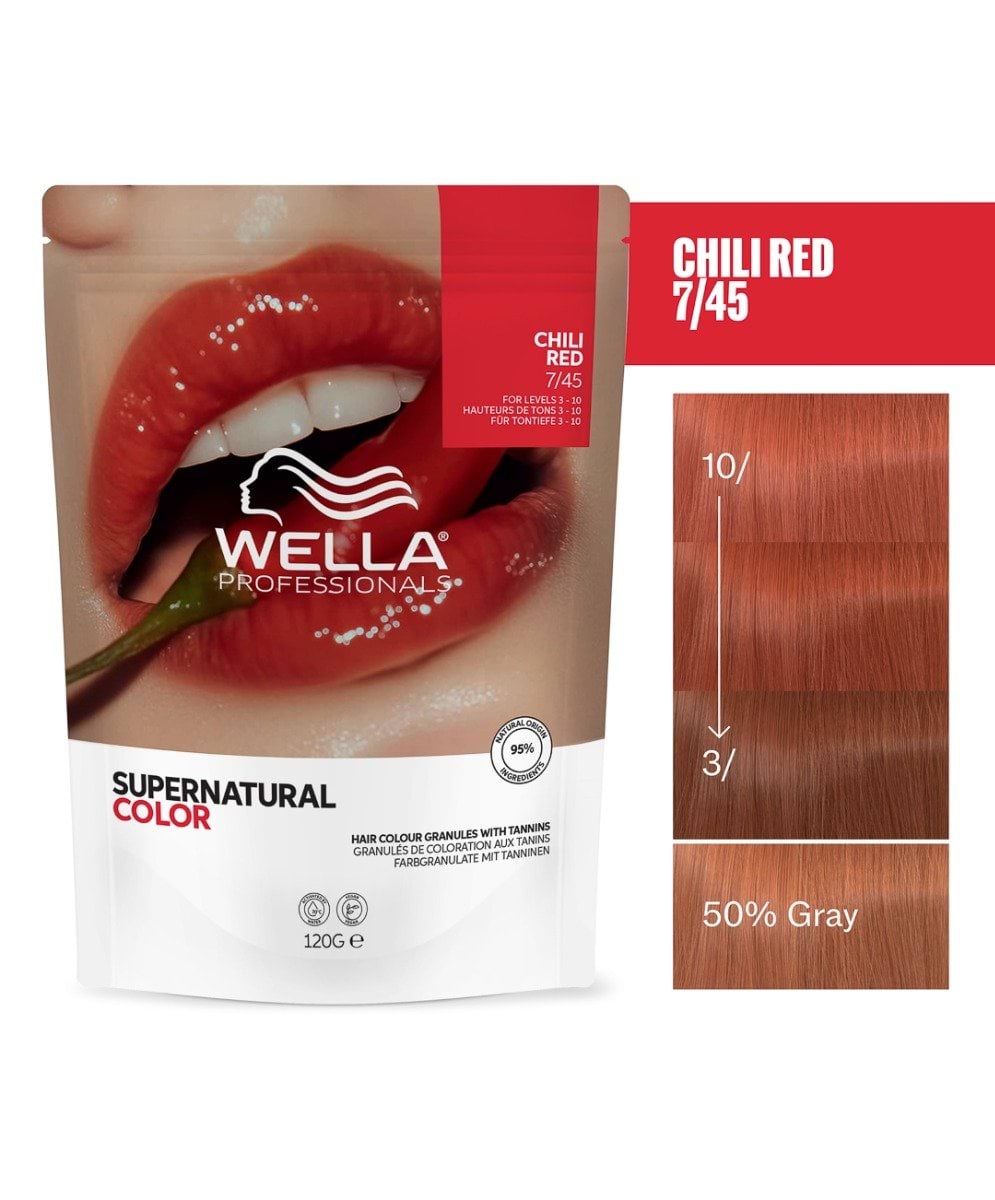 Farba Supernatural 7/45 Chili Red, 120g