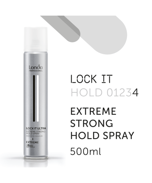 Lakier Lock It bardzo mocno utrwalający, 500 ml