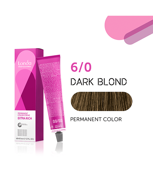 Farba Londa Color 6/0 permanentna, 60 ml