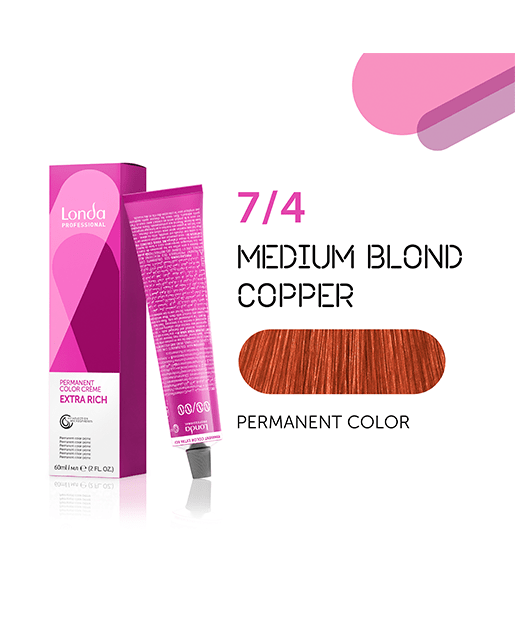 Farba Londa Color 7/4 permanentna, 60 ml