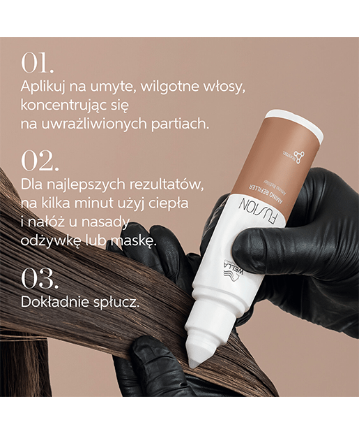 Wypełniacz Fusion Amino Refiller do włosów zniszczonych, 70 ml