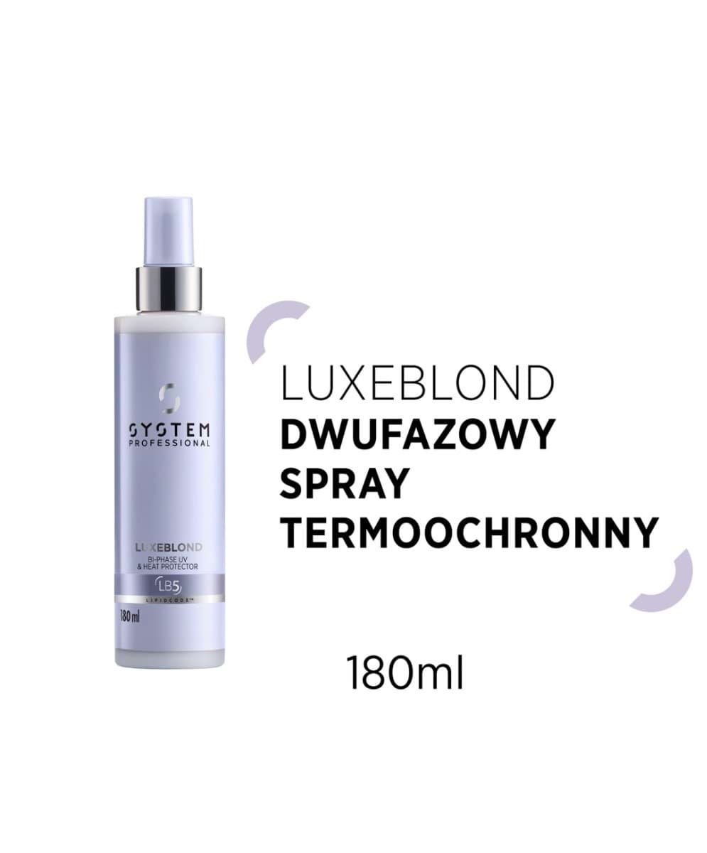 Dwufazowy spray termoochronny Luxeblond, 180 ml