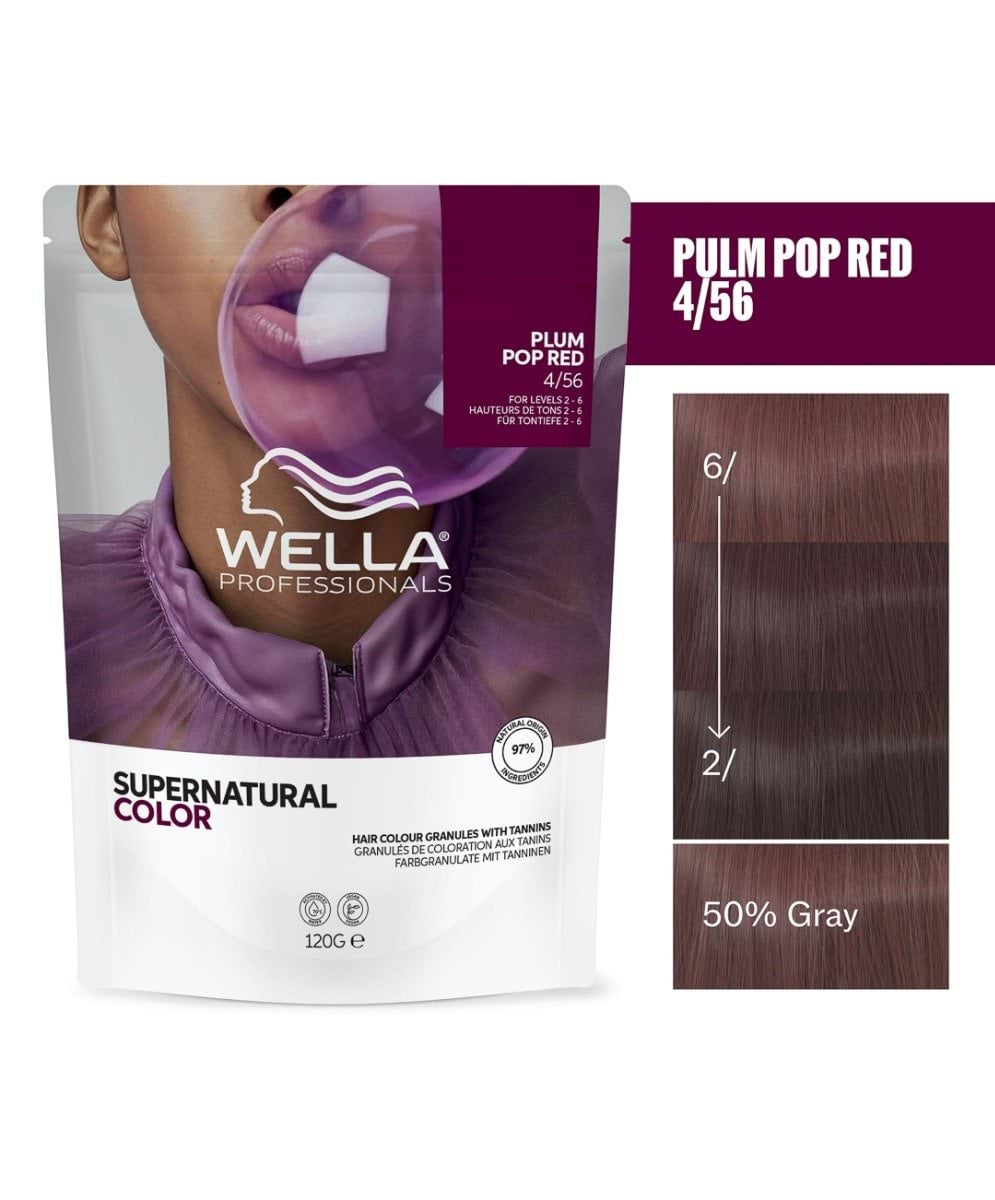 Farba Supernatural 4/56 Plum pop red, 120g