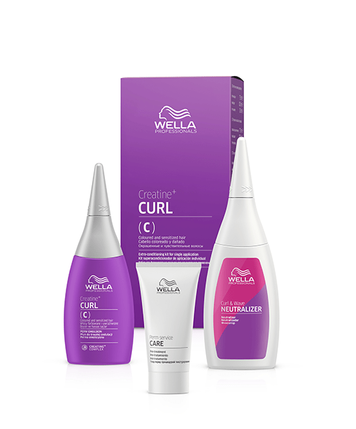 Zestaw Curl It do trwałej, do włosów farbowanych