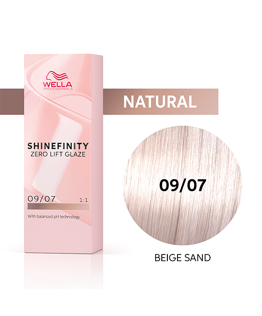 Farba Shinefinity 09/07 demipermanentna, 60 ml
