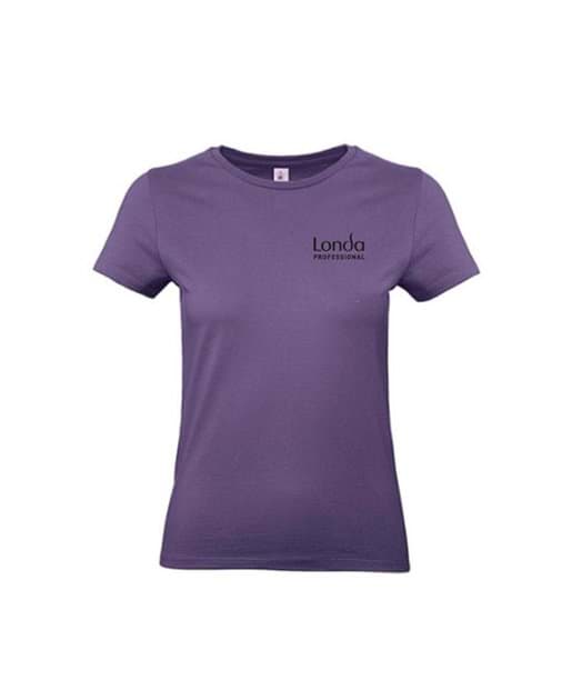 T-shirt damski fioletowy XS z logo Londa