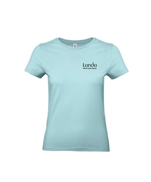 T-shirt damski miętowy XS z logo Londa